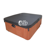 Spa Cover 2000x2000 Radius:250mm Skirt:100mm Charcoal Grey