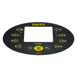 Davey Spa-Quip SP1200 Oval Touchpad and Overlay